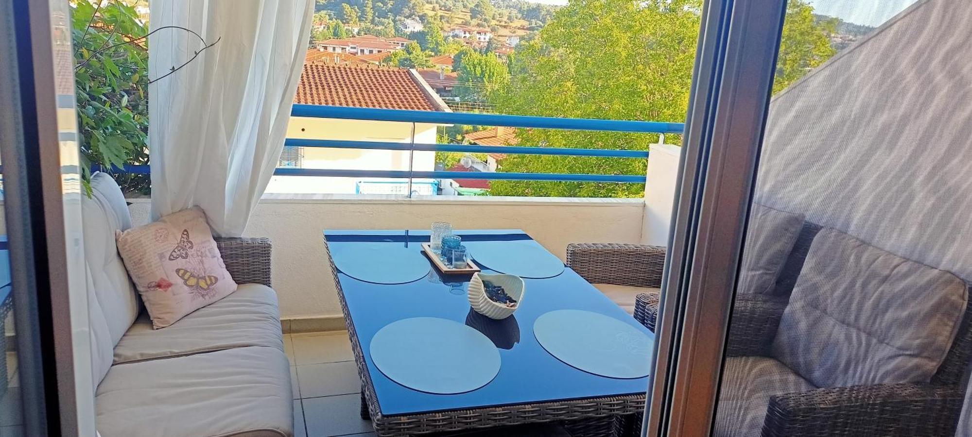 Siviri Sea & Forest-Cozy Apartment With Garden & Nature Views Luaran gambar