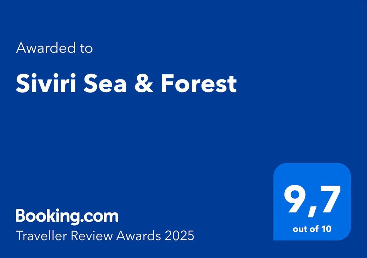 Siviri Sea & Forest-Cozy Apartment With Garden & Nature Views Luaran gambar